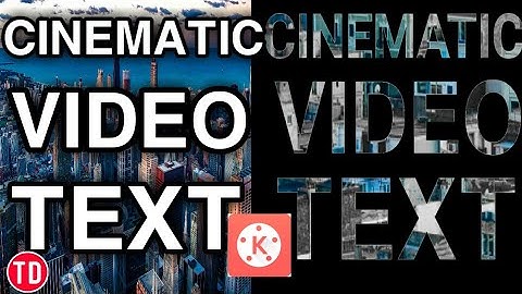 Cinematic Video Text Effect in kinemaster || Kinemaster Tutorial