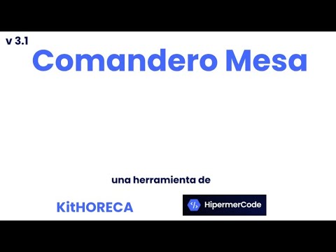 KitHORECA - Comandero de mesa