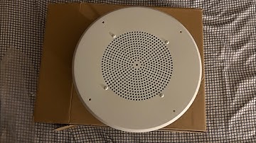 Bogen S86 8 inch ceiling speaker unboxing