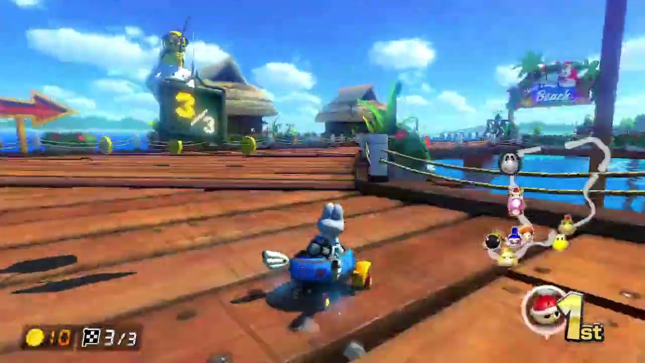 When you're so bad the red shells feel sorry for you