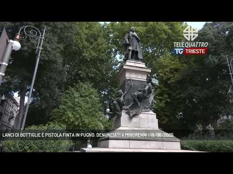 LANCI DI BOTTIGLIE E PISTOLA FINTA IN PUGNO: DENUNCIATI 4 MINORENNI | 18/08/2025