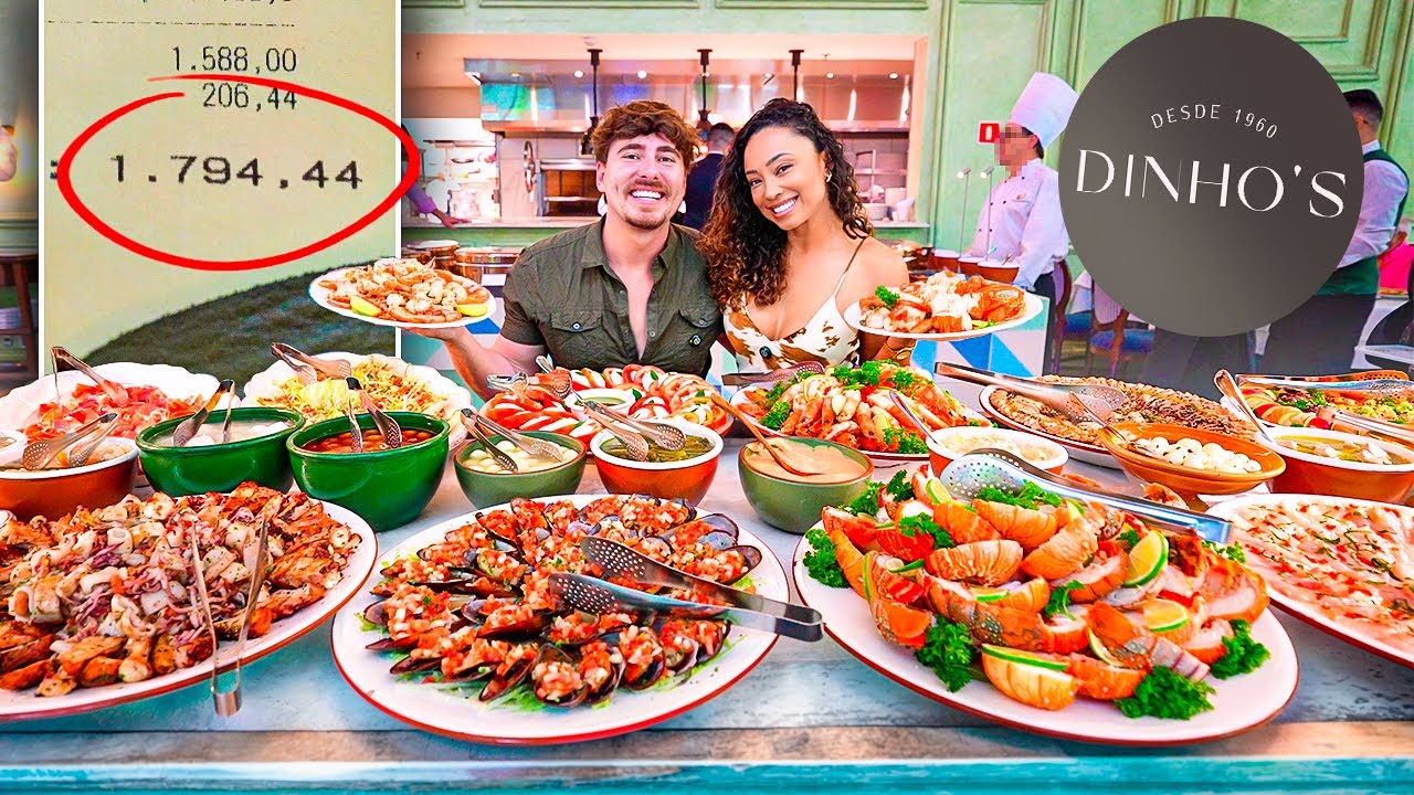 BUFFET A VONTADE MAIS CARO DO BRASIL I Dinho's