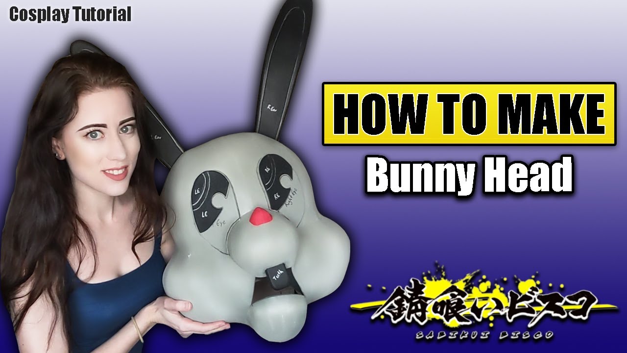 Let's Make a Bunny Head out of EVA Foam! Rust Eater Bisco/ Sabikui Bisco | Cosplay Tutorial