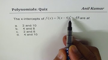 How to find x intercept from Transformed Cubic and Quartic Polynomials