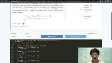 Par ou Ímpar com N números - Javascript - Lógica de programação