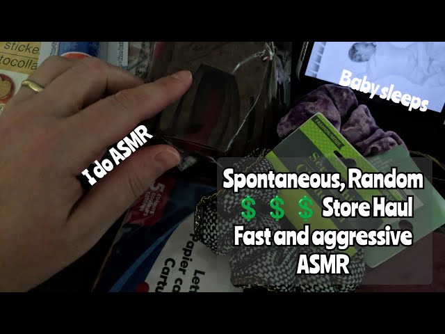 ASMR Spontaneous Lofi Dollar Store Triggers (ASMR While baby sleeps 💤 3) #dollarstorehaul #asmrlofi