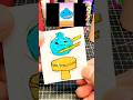 Sprunki OC Mystery Dumpling Blue Phase 1,2,3 hot glue gun #sprunkioc #hotgluedispenser #hotlgluegun