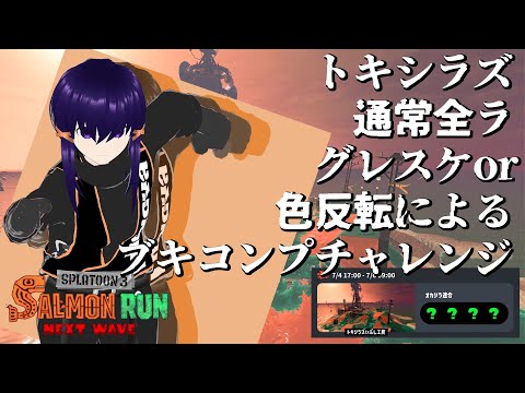 【サーモンランNW】グレスケor反転のブキコンプチャレンジ2【Vtuber】