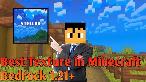 This Minecraft Bedrock Texture Pack Looks INSANE! (Stellar Graphics 1.21+)