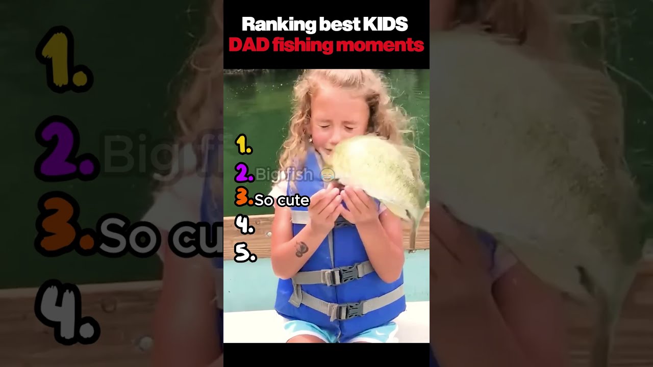 Ranking Top 5 KIDS DAD Fishing Moments 