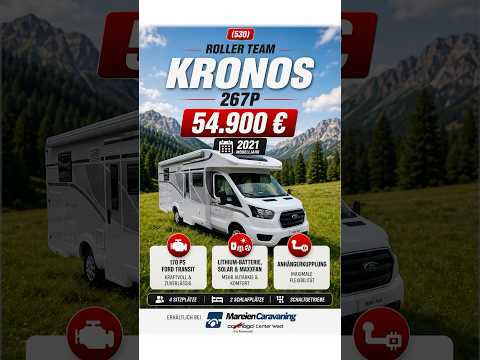 So viel Wohnmobil für unter 55.000 €: Roller Team Kronos 267P (530) |  #womo  #automobile #mareien