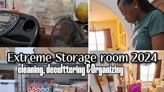 EXTREME STORAGE ROOM CLEANING 2024. #cleaning /deculttering &organising# CLEAN with me