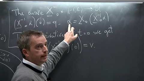 Differential Geometry - Claudio Arezzo - Lecture 06