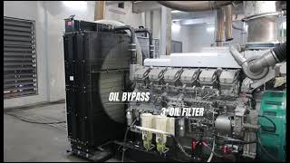 Immersive 0-110% fast test experience of Mitsubishi S12R series Diesel engine