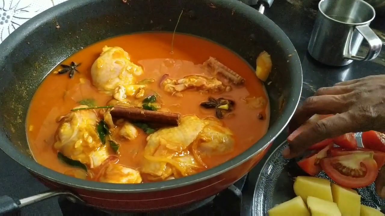 Masakan Kari Ayam Ala Mamak Style - YouTube