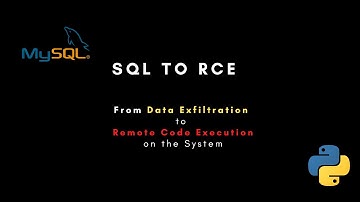 SQL injection to RCE