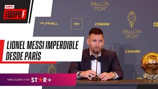 Thumbnail for "NO ME INTERESA SI SOY EL MEJOR DE LA HISTORIA": Lionel Messi IMPERDIBLE desde París