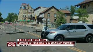 Worker that punctured Sun Prairie gas line not registered in Wisconsin