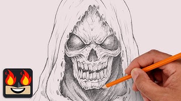 How To Draw Grim Reaper | Sketch Tutorial