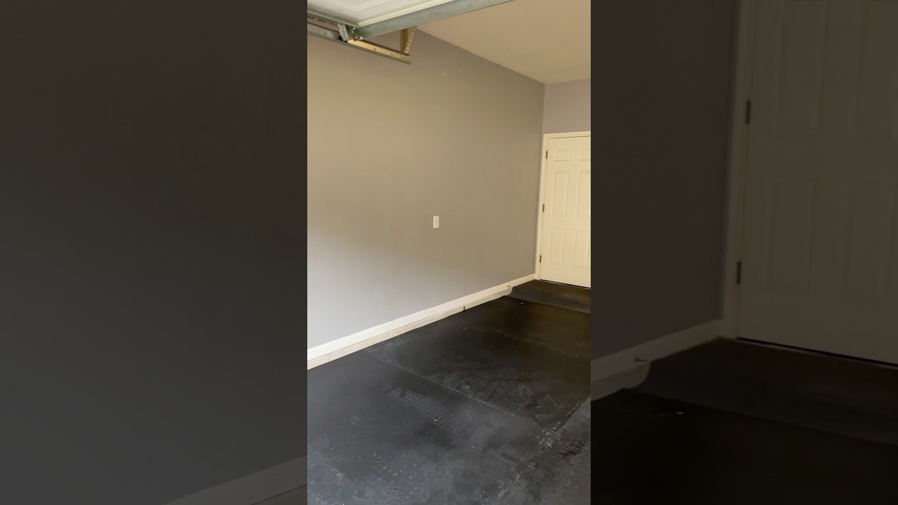 Garage transformation! 🏋️‍♀️ 