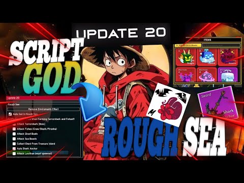 😃 AUTO ROUGH SEA EL SCRIPT GOD ES INSANO AUTO TERRORSHARD | SCRIPT PARA BLOX FRUITS DE CELULAR Y PC