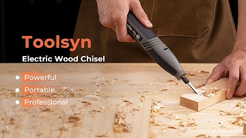 Toolsyn Electric Wood Chisel Set. Powerful & Portable.