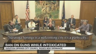 Saratoga Springs City Council bans carrying guns while drunk