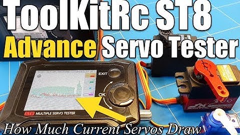 ToolKitRc ST8 SERVO TESTER Review Like To Know How Much Current your Servos Draw KEEP WATCHING