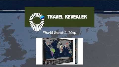 Scratch off World Map by Travel Revealer - Scratch Off Map of the World Poster