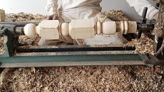 How to Make Woodturning sofa leg design with Wood Lathe Machine | Woodturning projects