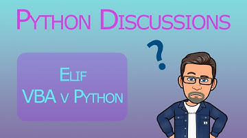 Python vs VBA Elif