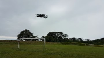 Scratchbuilt 3D aerobatics RC plane TEST