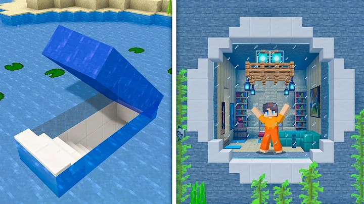 How To Build A Modern Underwater Secret Base in Minecraft - DayDayNews