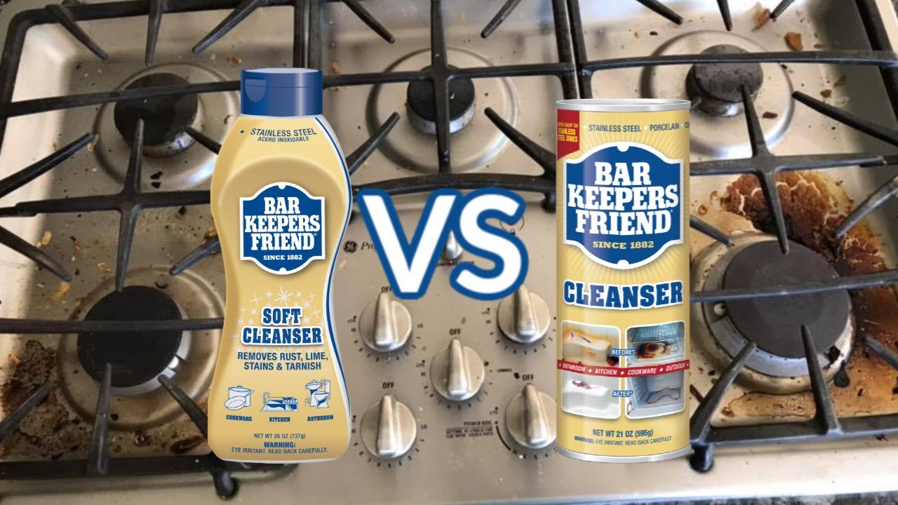 BAR KEEPERS FRIEND Multipurpose Cooktop Cleaner (13 oz) - Liquid Stovetop  Cleans 