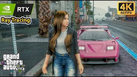 4k@60fps | GTA 5 | Next Level Graphics + Ray Tracing  using RTX 3070