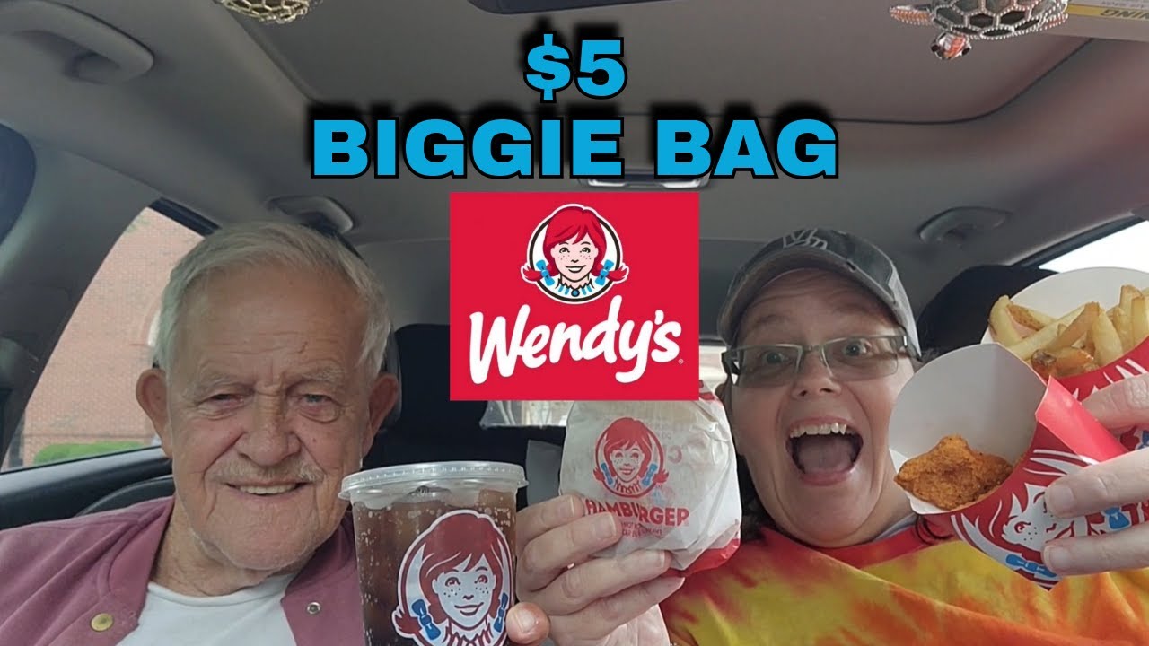 Wendy's $5 Biggie Bag Review #foodreview #fastfood #wendys # ...