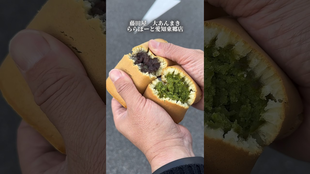 知立名物の藤田屋の大あんまき‼️1つ1つ丁寧に焼き上げらた生地の中にはたっぷりのあんこが入ってる‼️みんなどの味が好きですか #大あんまき ...