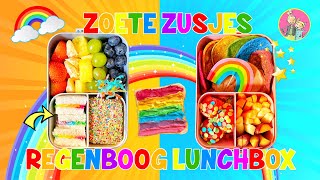 DE LEKKERE REGENBOOG LUNCHBOX voor SCHOOL!! [Leuke Lunchbox Ideeën Voor Kinderen] ♥DeZoeteZusjes♥