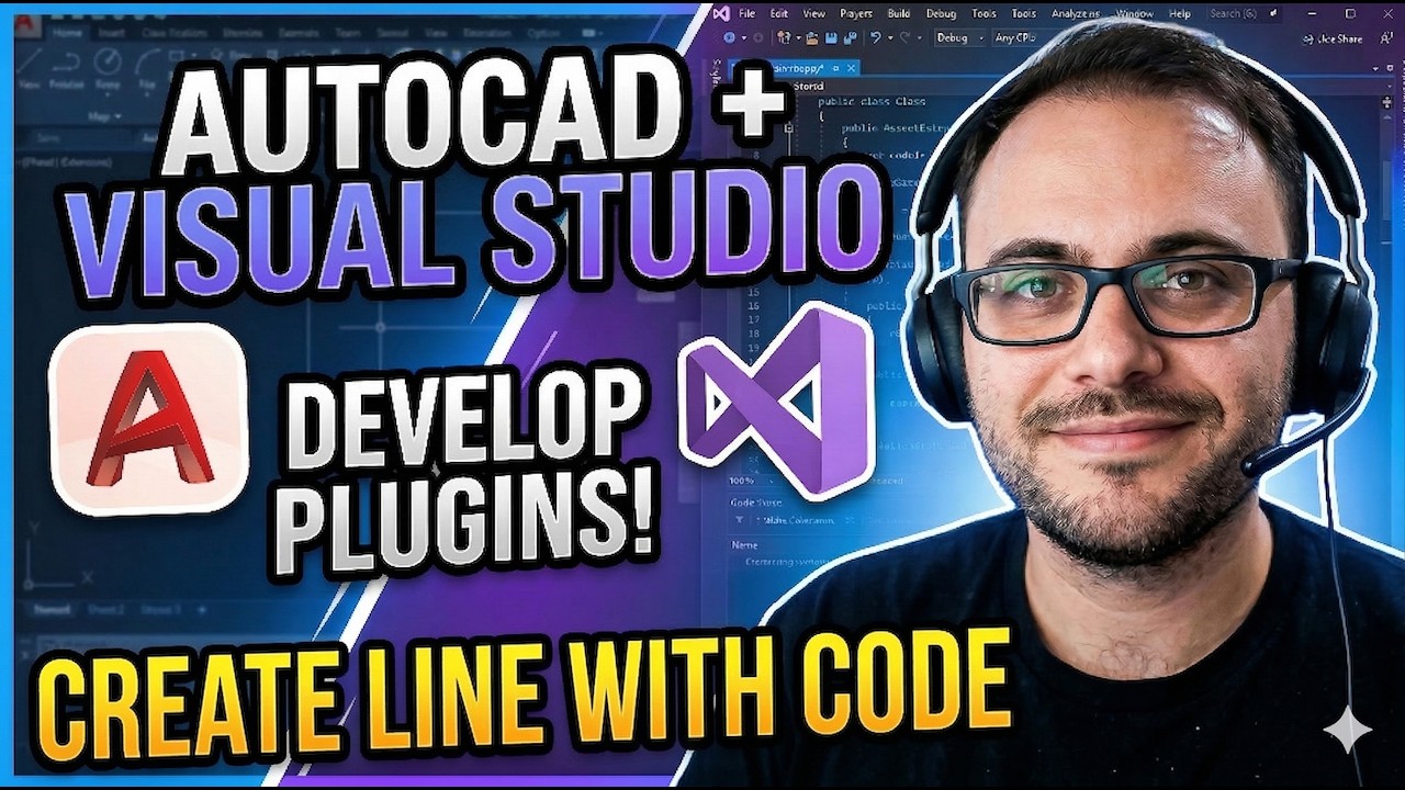 AutoCAD + Visual Studio: Create Line with Code | Custom Plugin Tutorial ...
