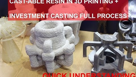 3D Print Metal Casting, Lost Wax Casting with 3D Printing, Investment Casting