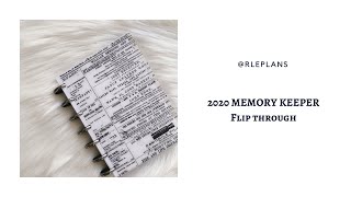 2020 Memory Keeper Flip Through