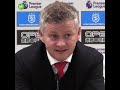 "There is always a chance" Honest Ole Gunnar Solskjaer Press Conference Manchester United MUFC YOUNG