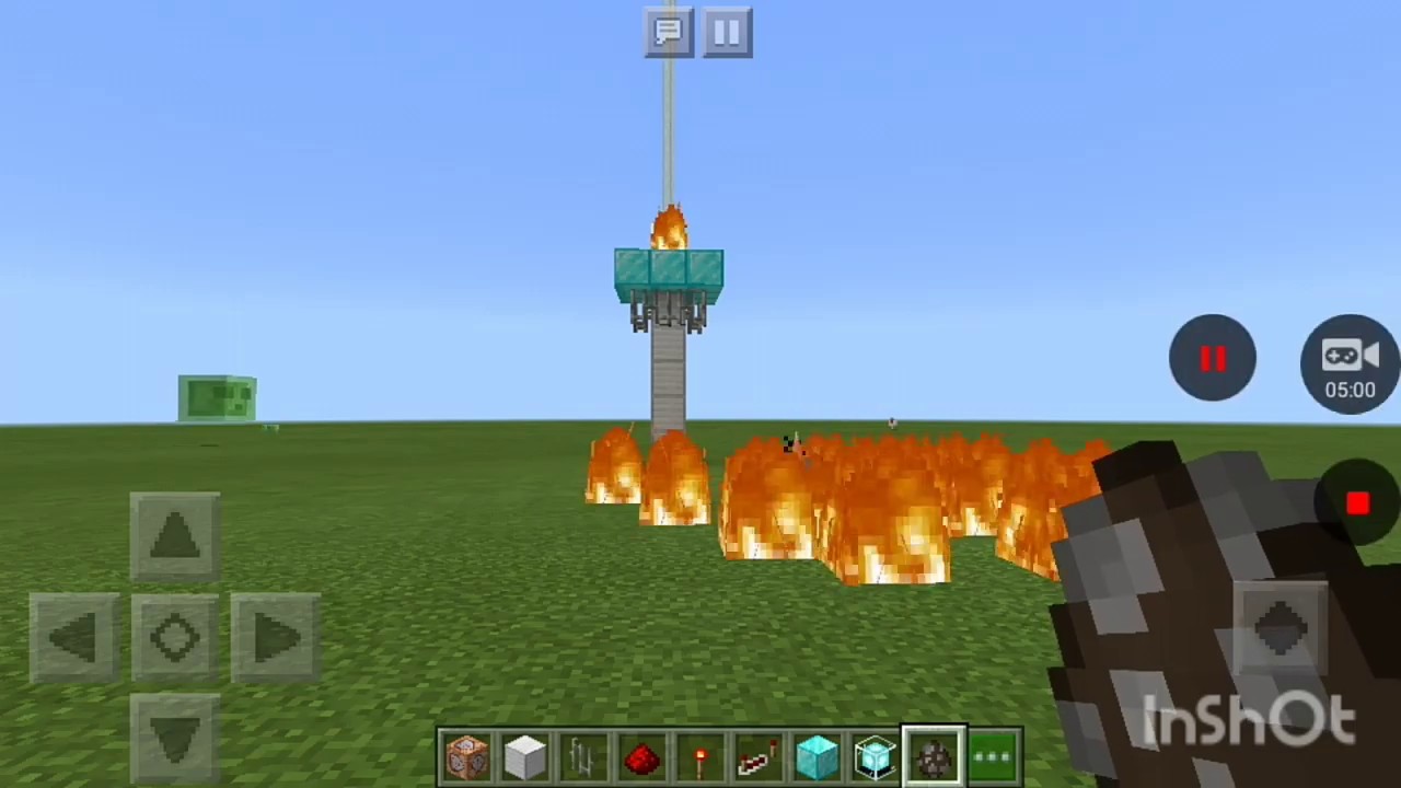 How to make a Tesla tower in MCPE. Very Easy - YouTube