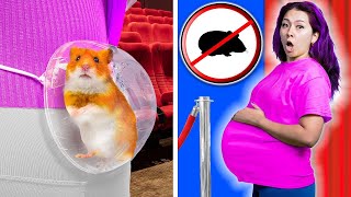 HOW TO SNEAK PETS INTO THE MOVIE | AMAZING HACKS & FUNNY SITUATIONS BY CRAFTY HACKS PLUS