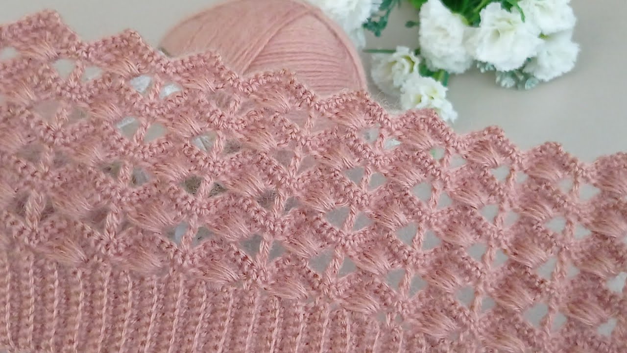 trend tığ işi yelek hırka şal modeli anne yeleği(yeni başlayanlar için)bu model kol yaka kesimi