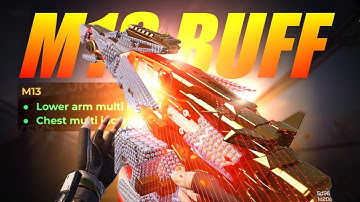 M13 is still a pea Shooter 🙃 | Mythic M13 gameplay with best GUNSMITH ✨