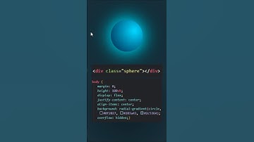 Light Sphere Animation | HTML CSS #animation #coding #css