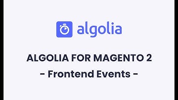 Algolia for Magento 2 | Frontend Events