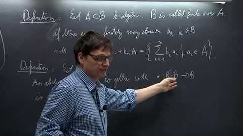 Algebraic Geometry - Lothar Göttsche - Lecture 13