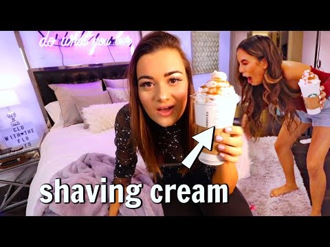 starbucks-frappucino-prank-on-adelaine!-roommate-prank-wars!!-|-cloe-feldman